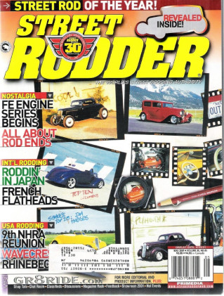 STREET RODDER 2001 MAY - NEW FLATHEADS FOUND, FE FORD HISTORY & BUILD-UP